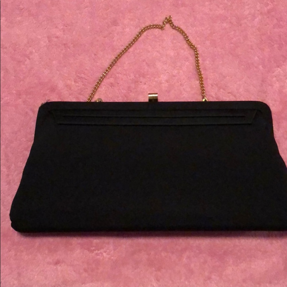 Vintage Black clutch - timeless beauty